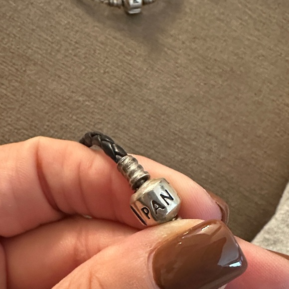 Pandora Black and taupe Braided Bracelets - Picture 2 of 3